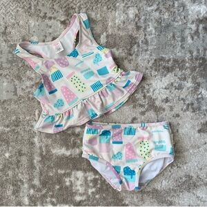 Ruffle Butts ice cream Colorful Kids Swim Set